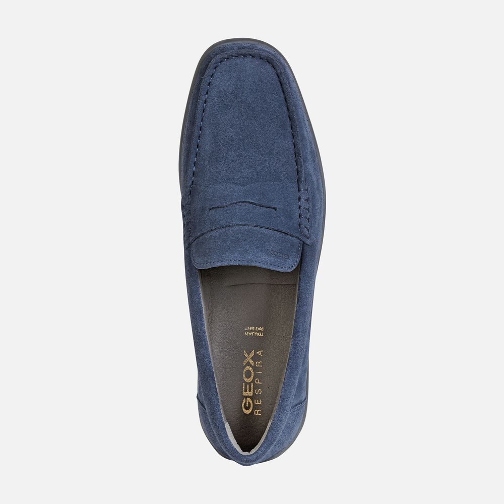 Mocassins Geox Homem Azuis - Devan - VJQDI6419